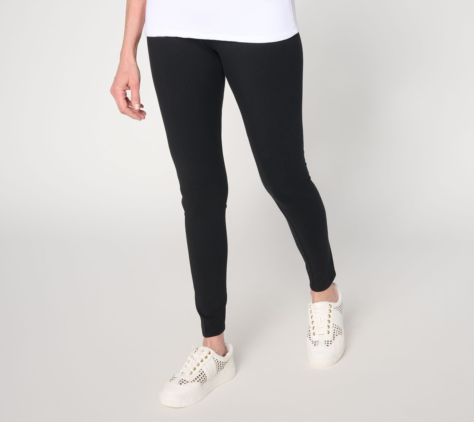 Essentials Ankle Length Leggings - Black
