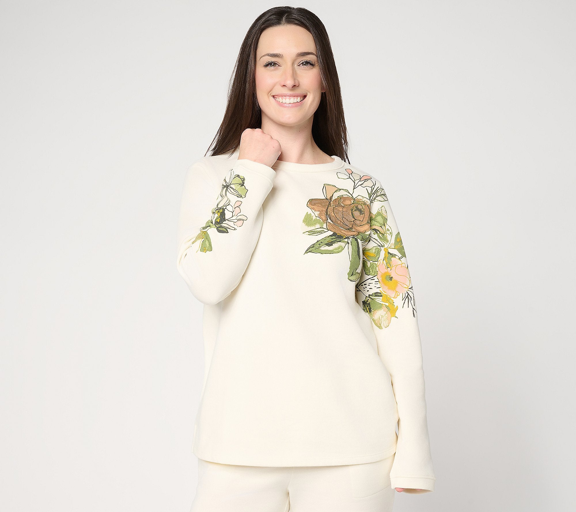 CloudSoft Fleece Top in Prints and Solids
