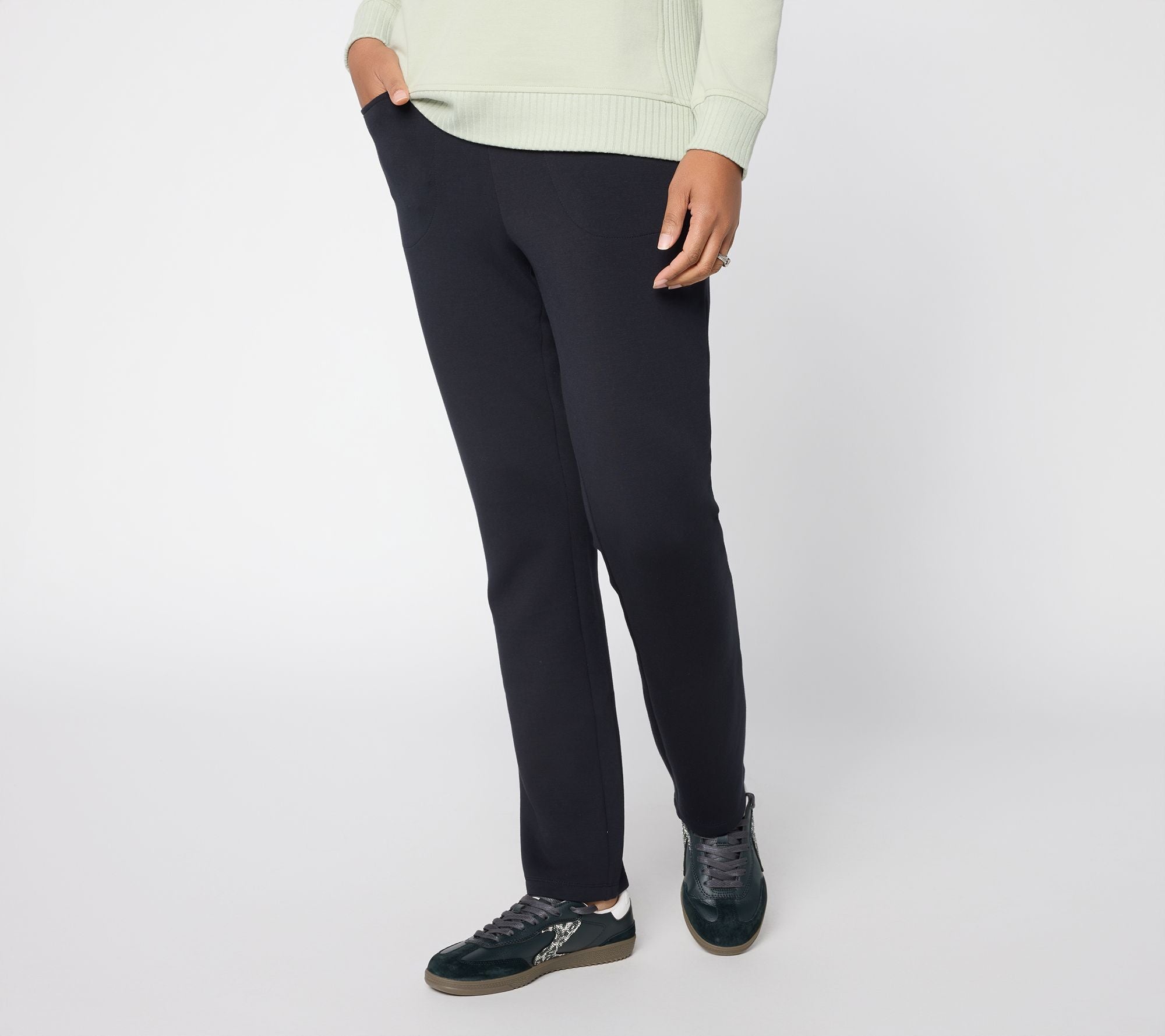 ScubaLuxe Slim Straight Pant - Black