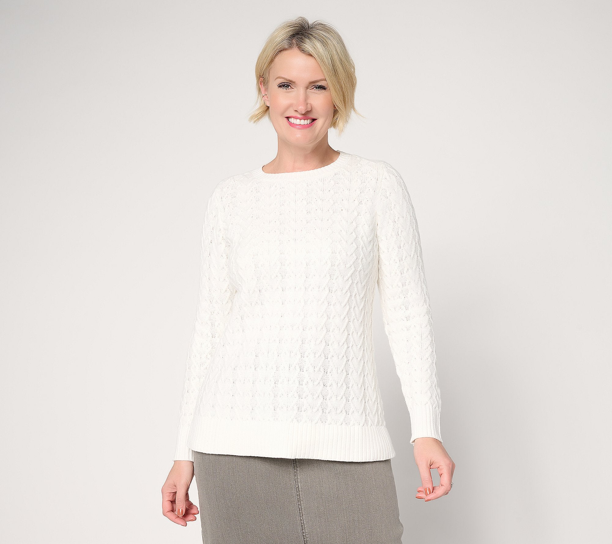 Links of Love Cabled Sweater