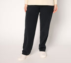 Active Fleece Straight Leg Pants - Black