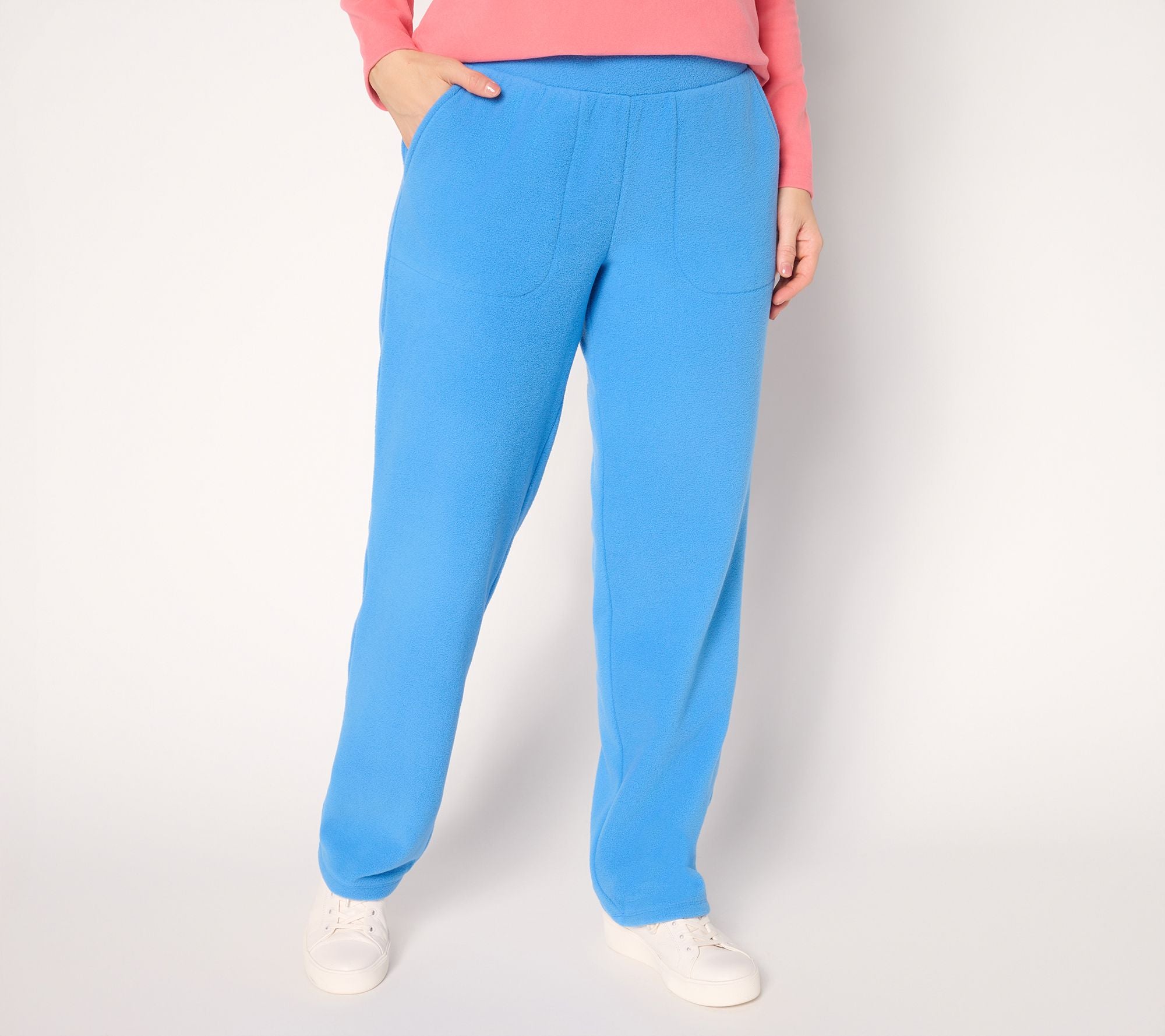 Active Fleece Straight Leg Pants - Deep MarineBlue