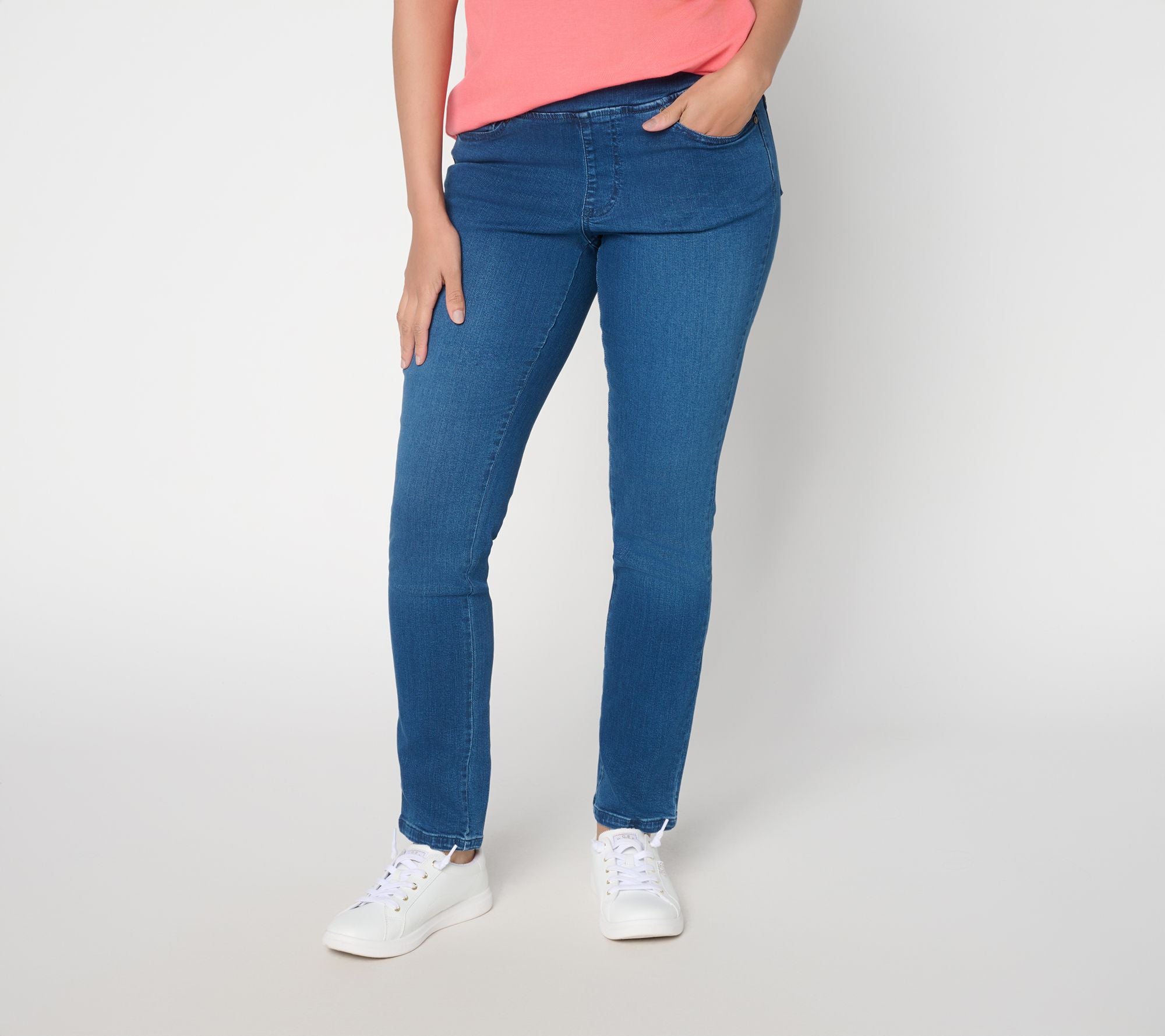 TripleLuxe Denim Slim Straight Jean - Rinse Wash