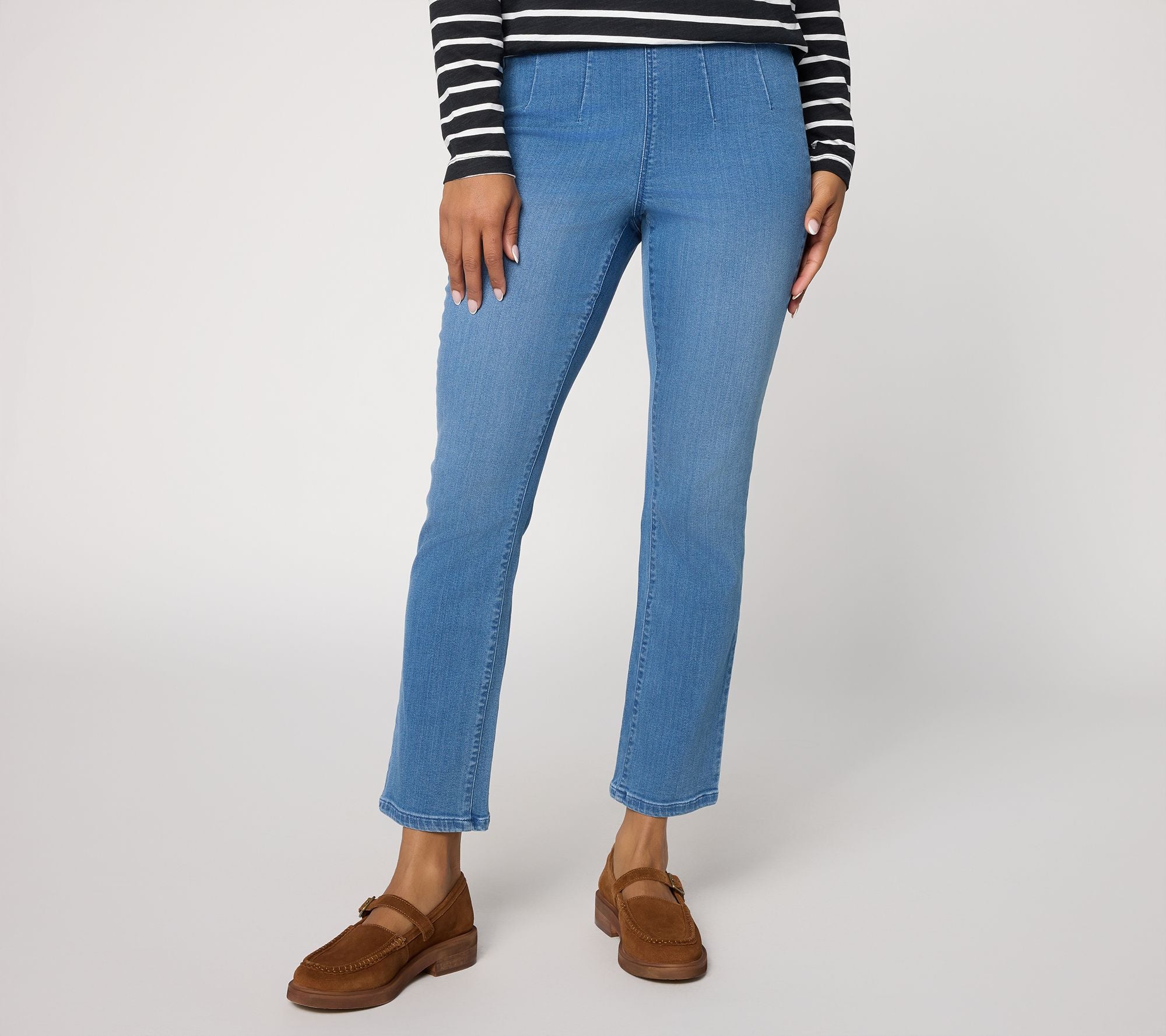 Primabelle Denim Ankle Straight Jean - Medium Wash