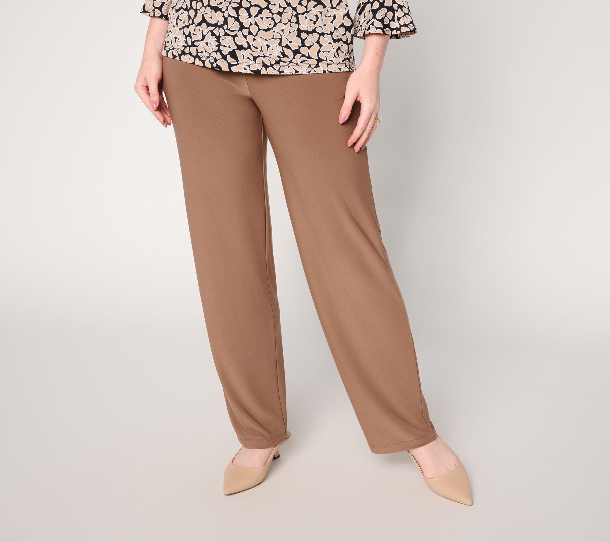 LK Luxe Straight Leg Pants - Dash of Cocoa