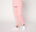 Denim & Co EasyWear French Terry Ankle Pants - Rose Petal