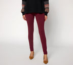 Full Length Pull On Legging - Tawny Port