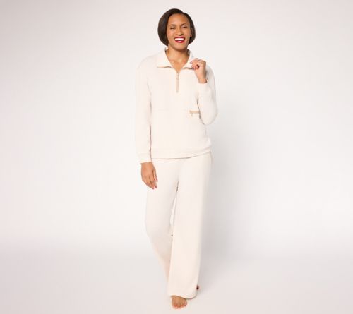French Terry Quarter Zip and Pant Lounge Set