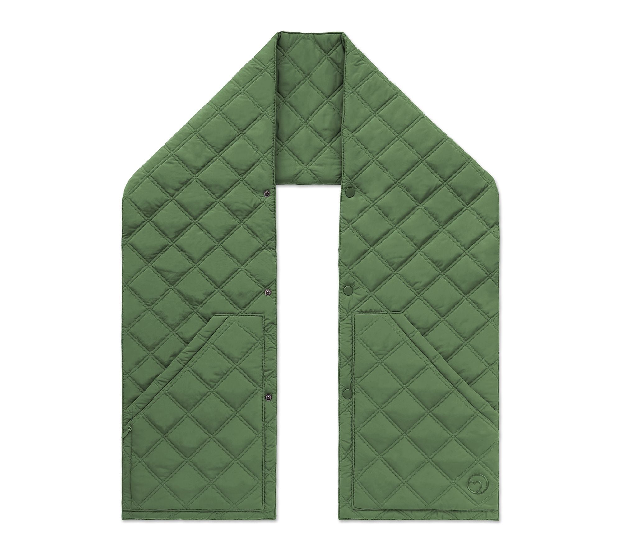 418 Lightweight Versatile Scarf/Vest - Green