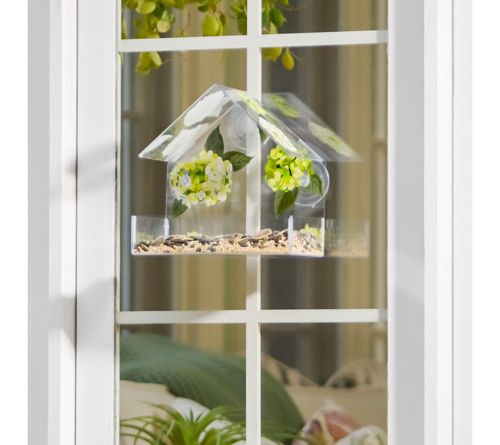 Clear Window Bird Feeder
