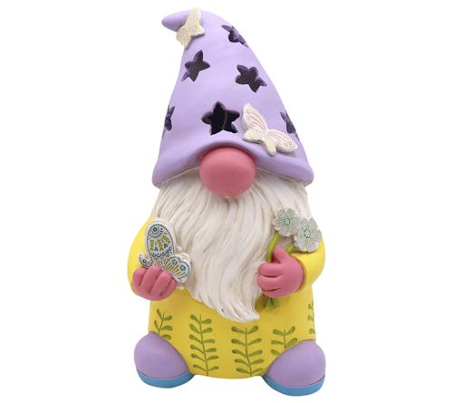 Outdoors 12" Solar Garden Gnome