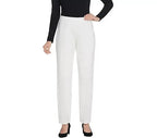 Ponte Straight-Leg Pull-On Pants