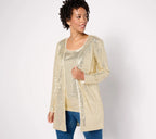 Long Sleeve Sequin Cardigan
