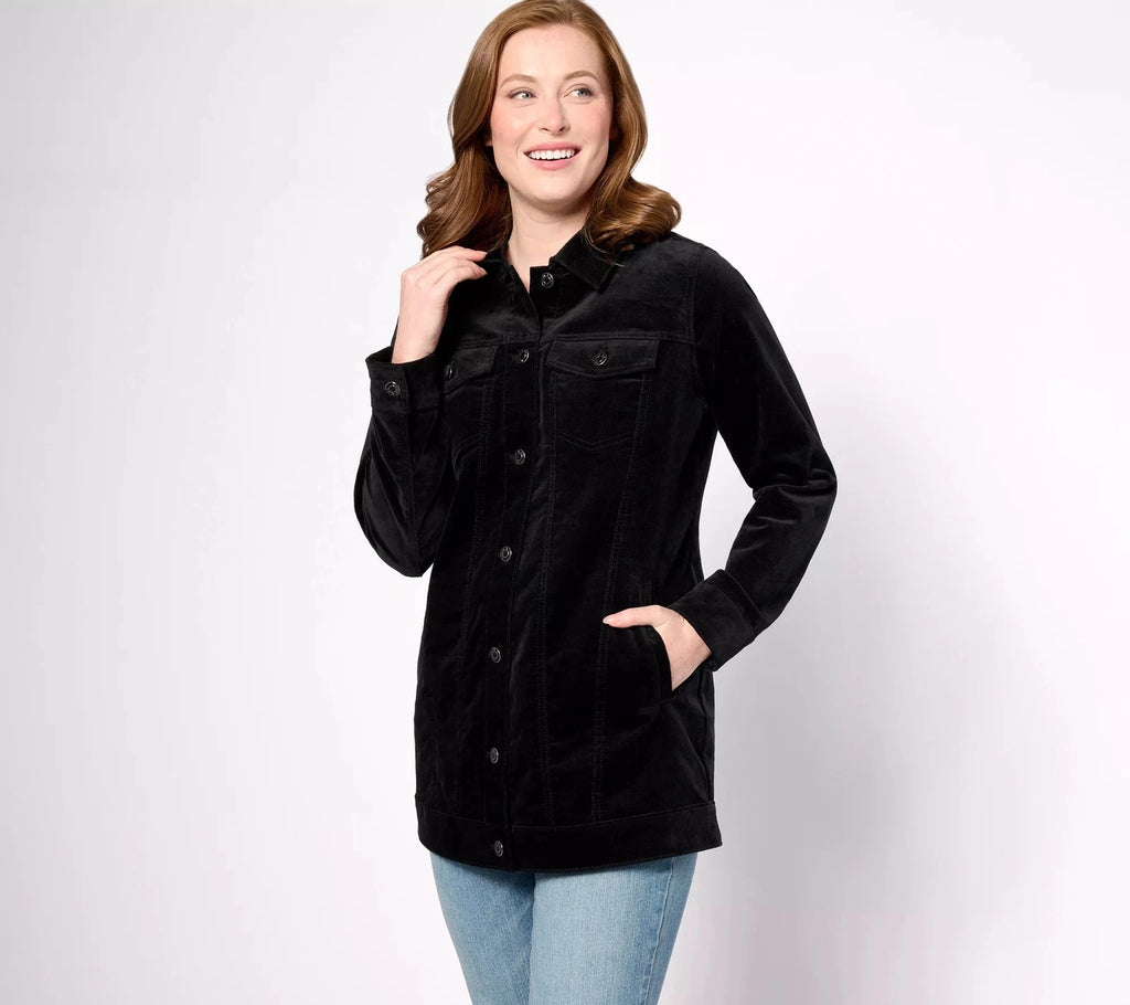 Velveteen Regular Long Jacket