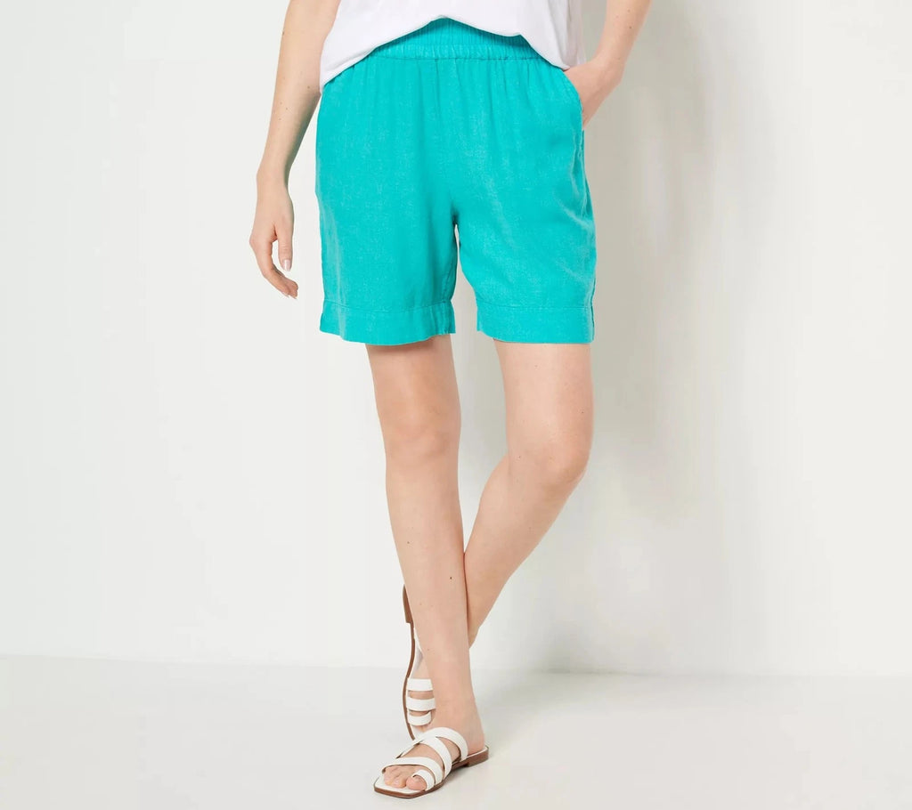 Naturals Regular Linen Blend Shorts
