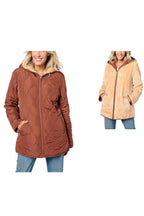 Reversible Quilted Woven & Plush Fleece Jacket