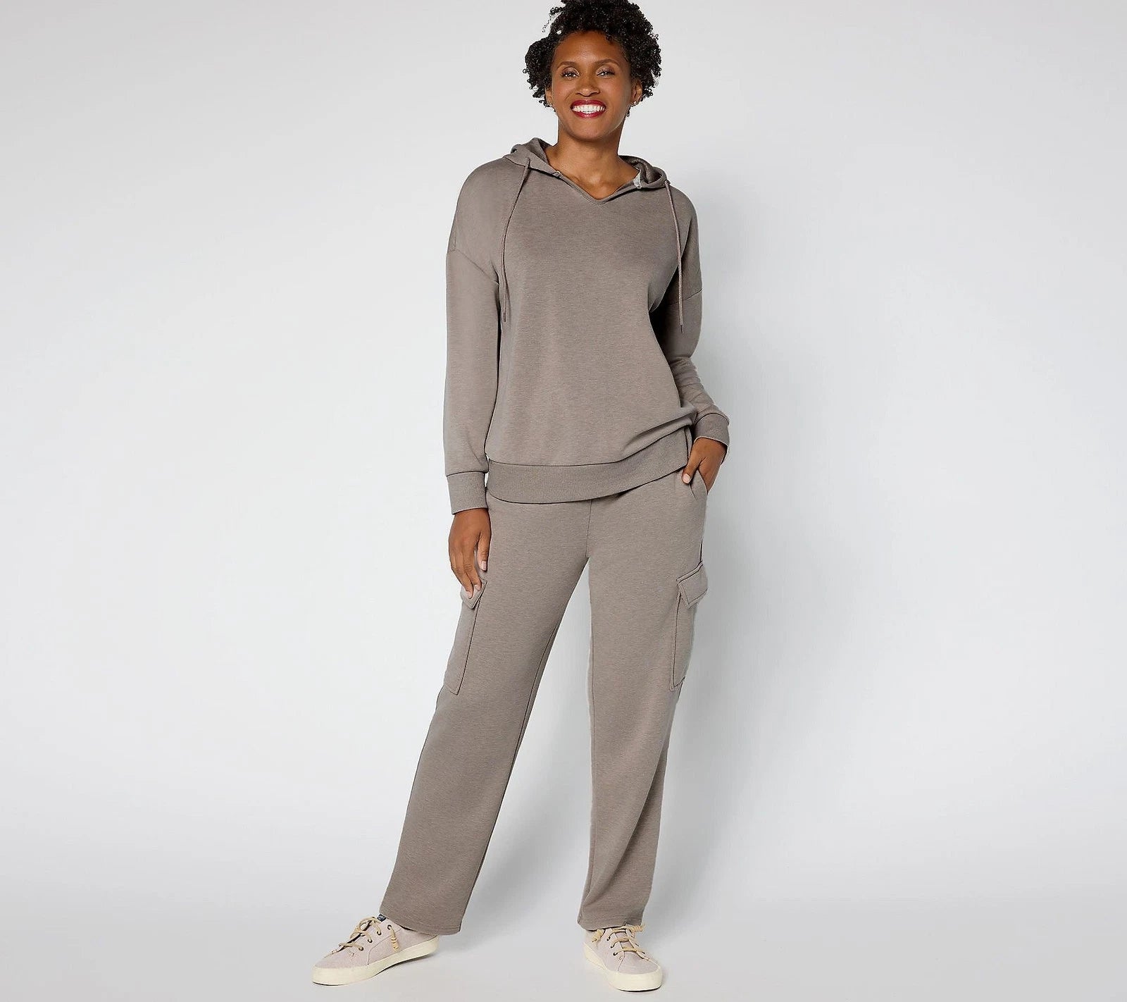 Homewear Regular Plush Jersey Cargo Lounge Set