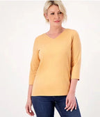 Essentials Perfect Jersey 3/4 Sleeve Top