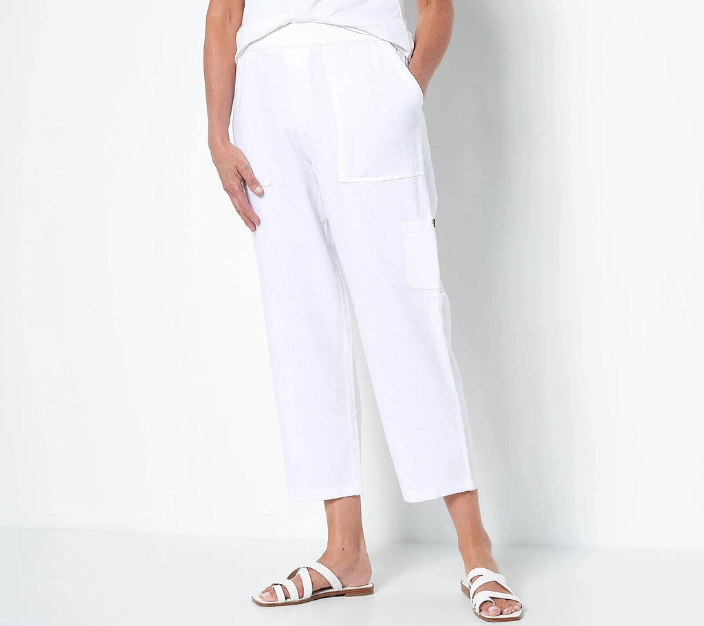 Pure Easy Linen Utility Crop Pant