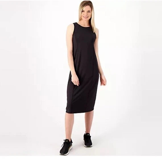 Z-Cool Jersey Sleeveless Midi Dress