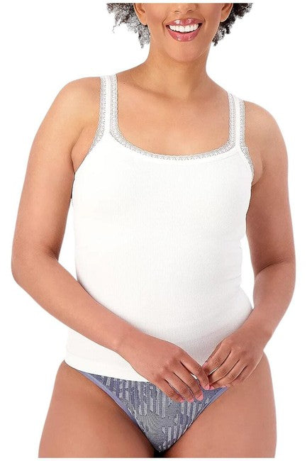 Intimates Ribbed Lace Tank