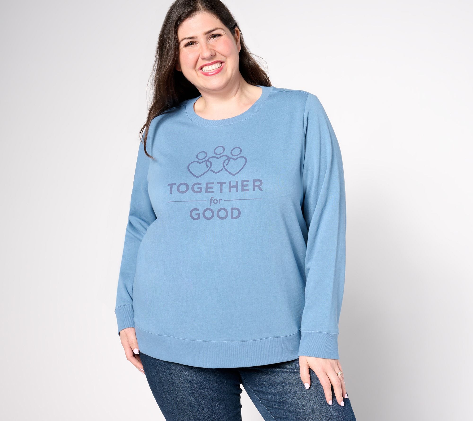 x Together for Good Crewneck Sweatshirt - Coronet Blue